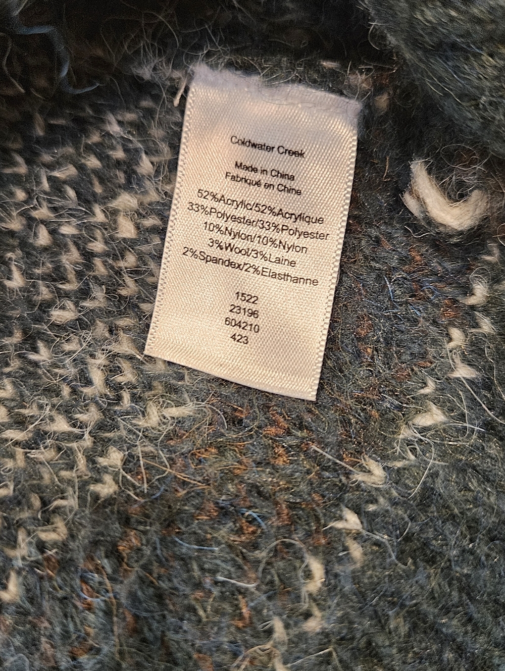 Coldwater Creek Evergreen Cardigan  Size 2X - Picture 7 of 8